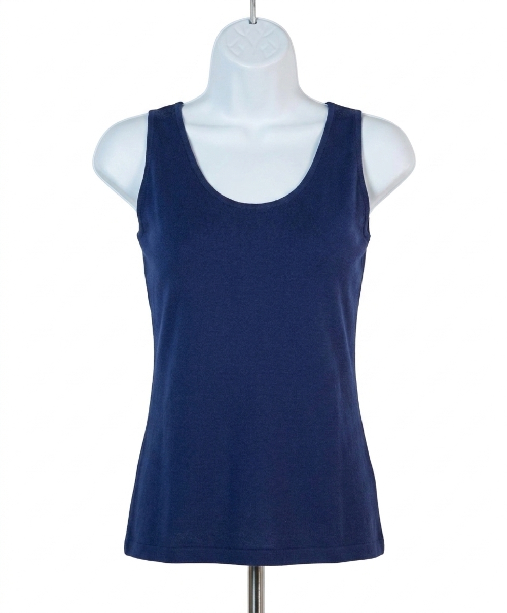 NEW ANGEL APPAREL viscose tank in navy